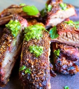 Slow Smoked Lamb Ribs Recipe with Fennel Dry Spice Rub