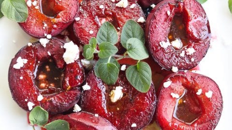 Oven-Roasted Plums