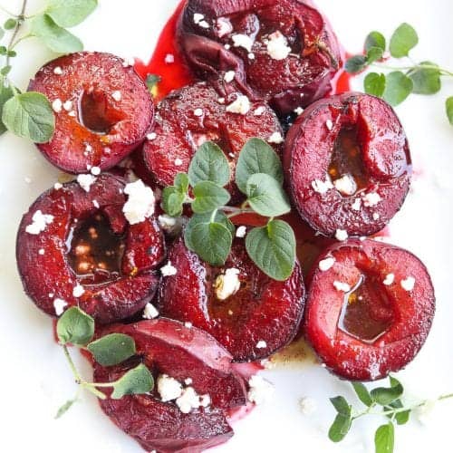 Oven-Roasted Plums