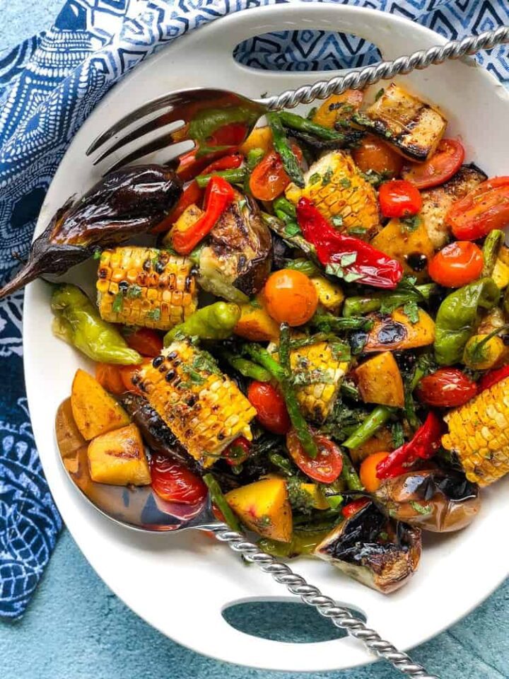 Grilled Vegetable Salad with Zesty Citrus Vinaigrette