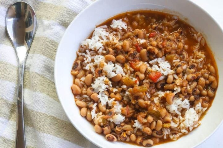 Southern Black-eyed Peas and Rice aka Hoppin John - Food Fidelity