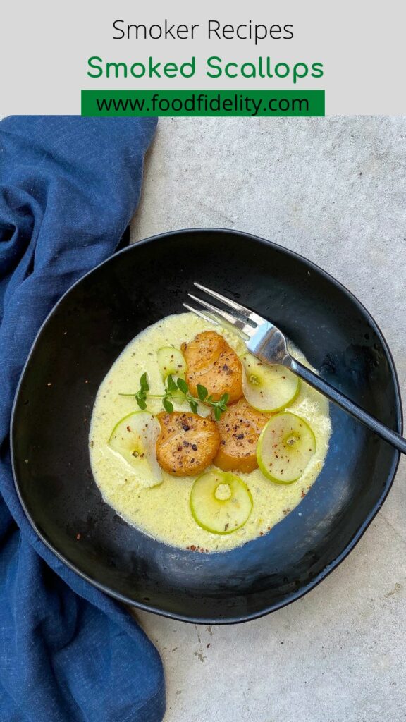 smoked scallops in creamy sauce