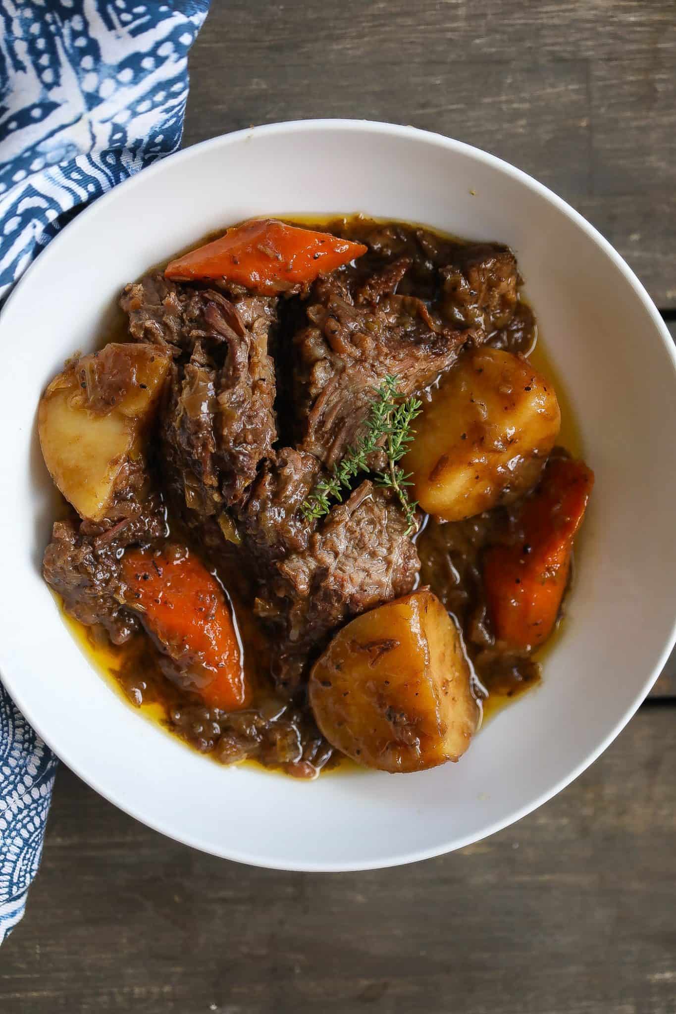 Brisket Dutch Oven Pot Roast - Food Fidelity