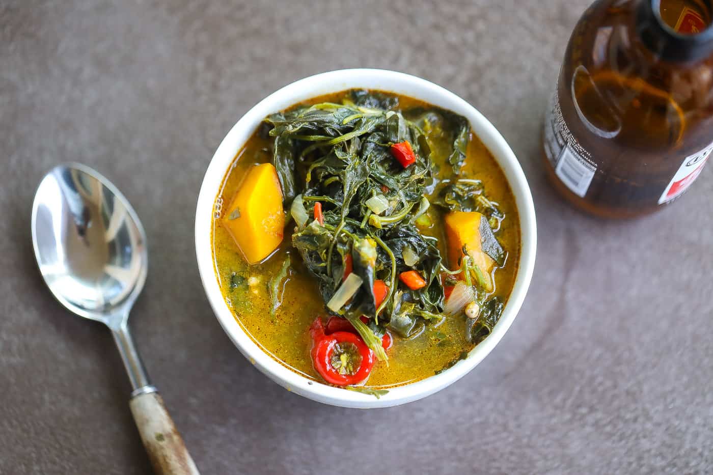 Delicious Caribbean Callaloo Soup - Food Fidelity