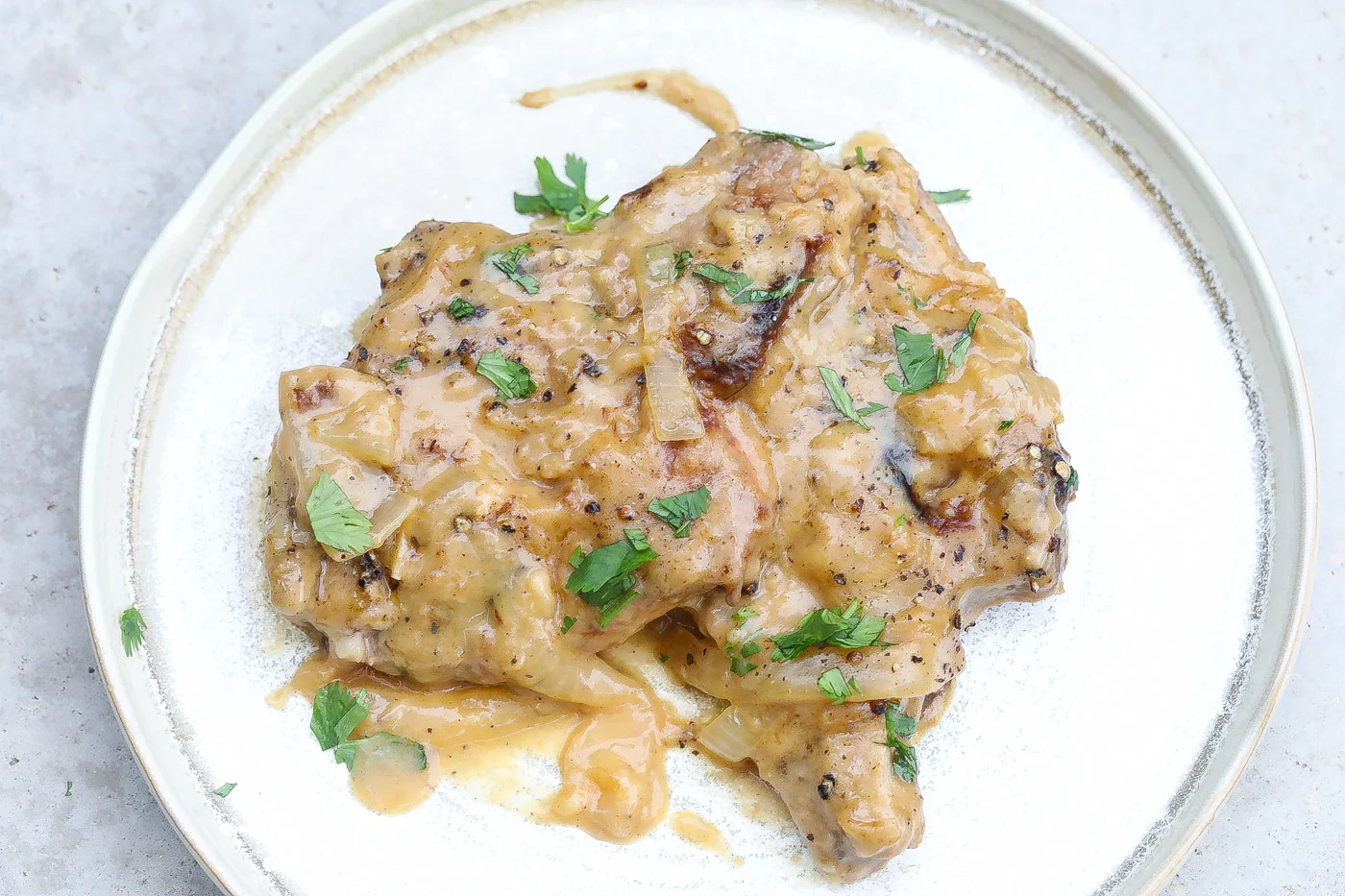 Cajun Smothered Pork Chops