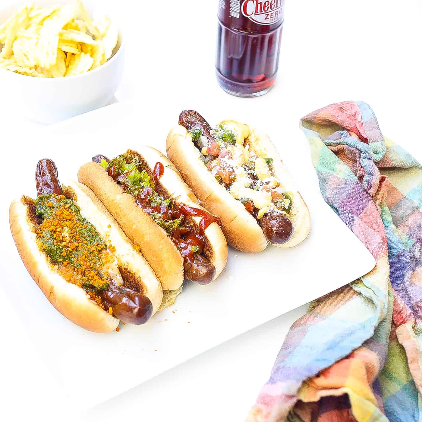 Hot Dogs with Grilled Corn Relish and Chipotle Mayo - A Classic Twist