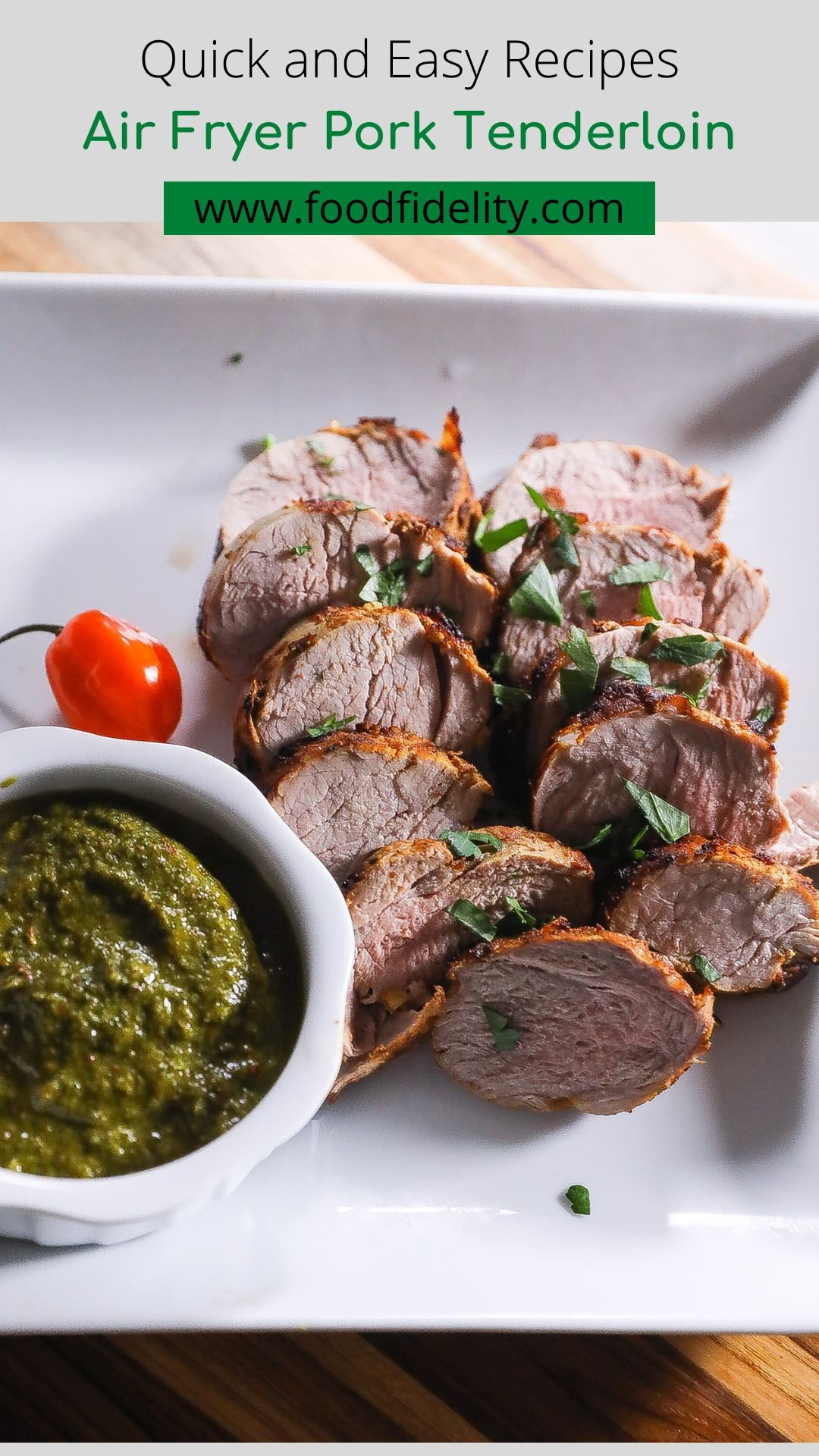 Air Fryer Pork Tenderloin Recipe Food Fidelity