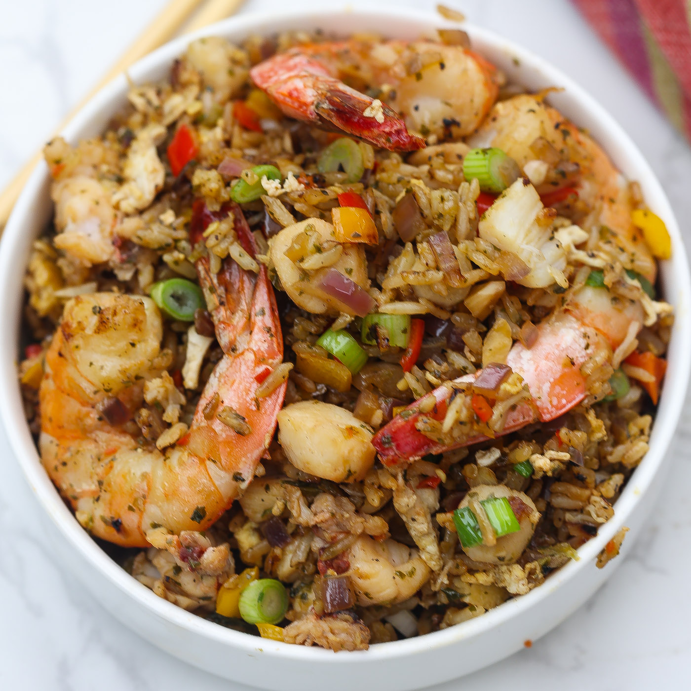 Delicious Seafood Fried Rice Recipe & Video - Food Fidelity