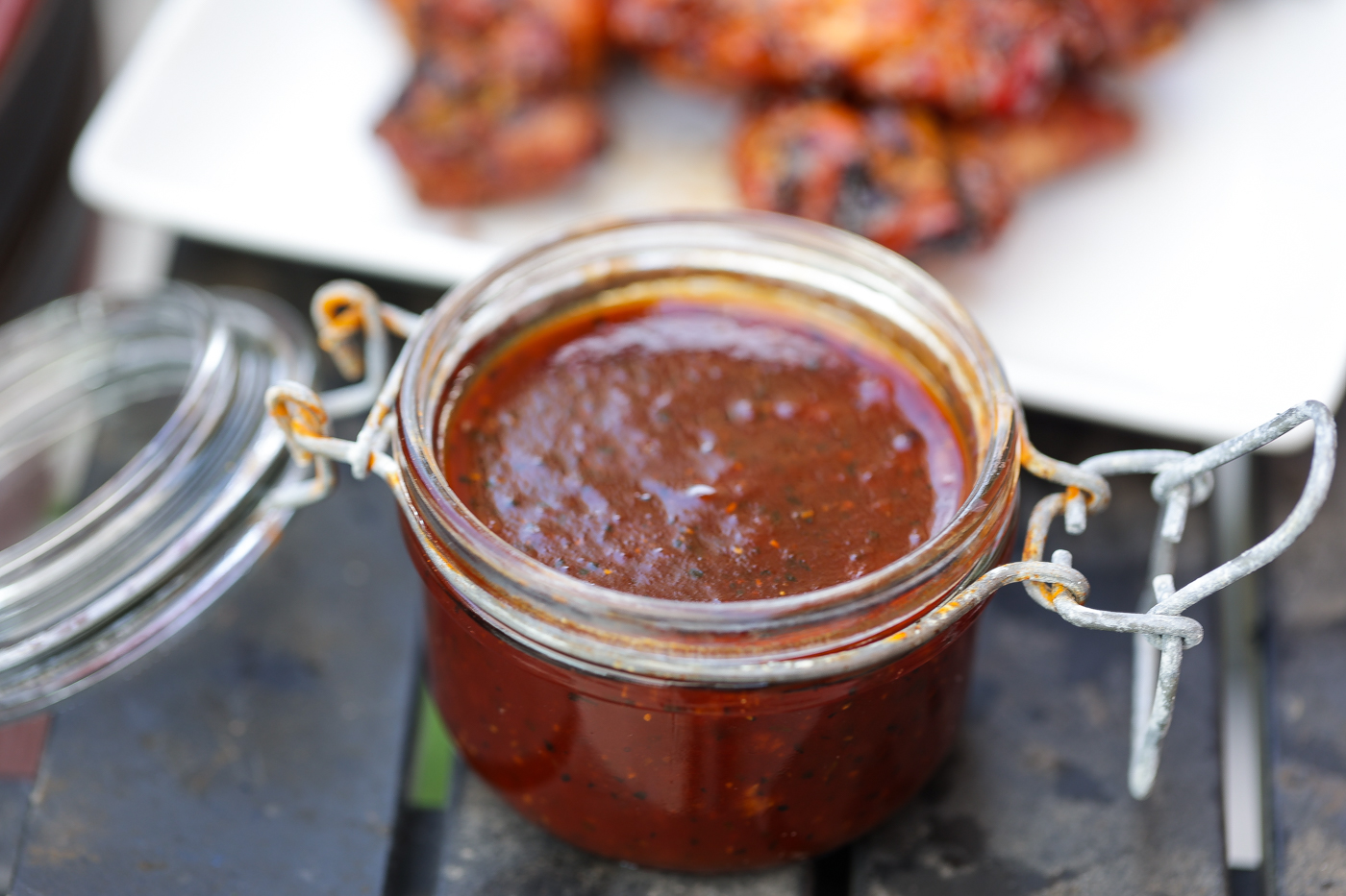 mambo sauce in a jar