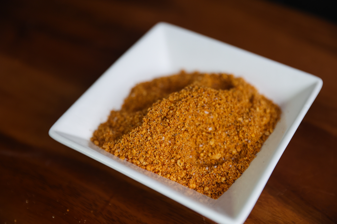 suya spice seasoning mix in a white bowl